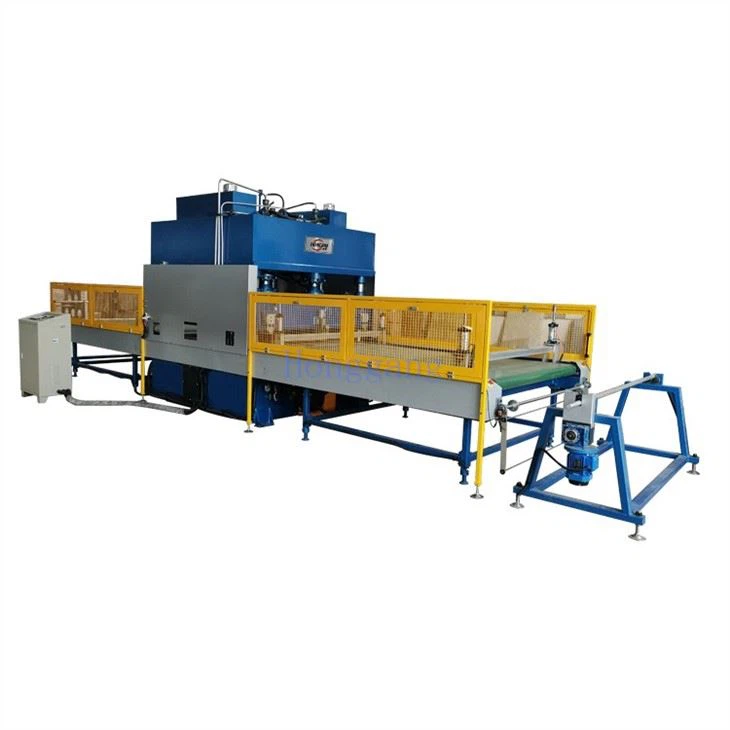 200 Tons Vertical Roller Belt Feeding Epe Foam Cutting Machine (5)